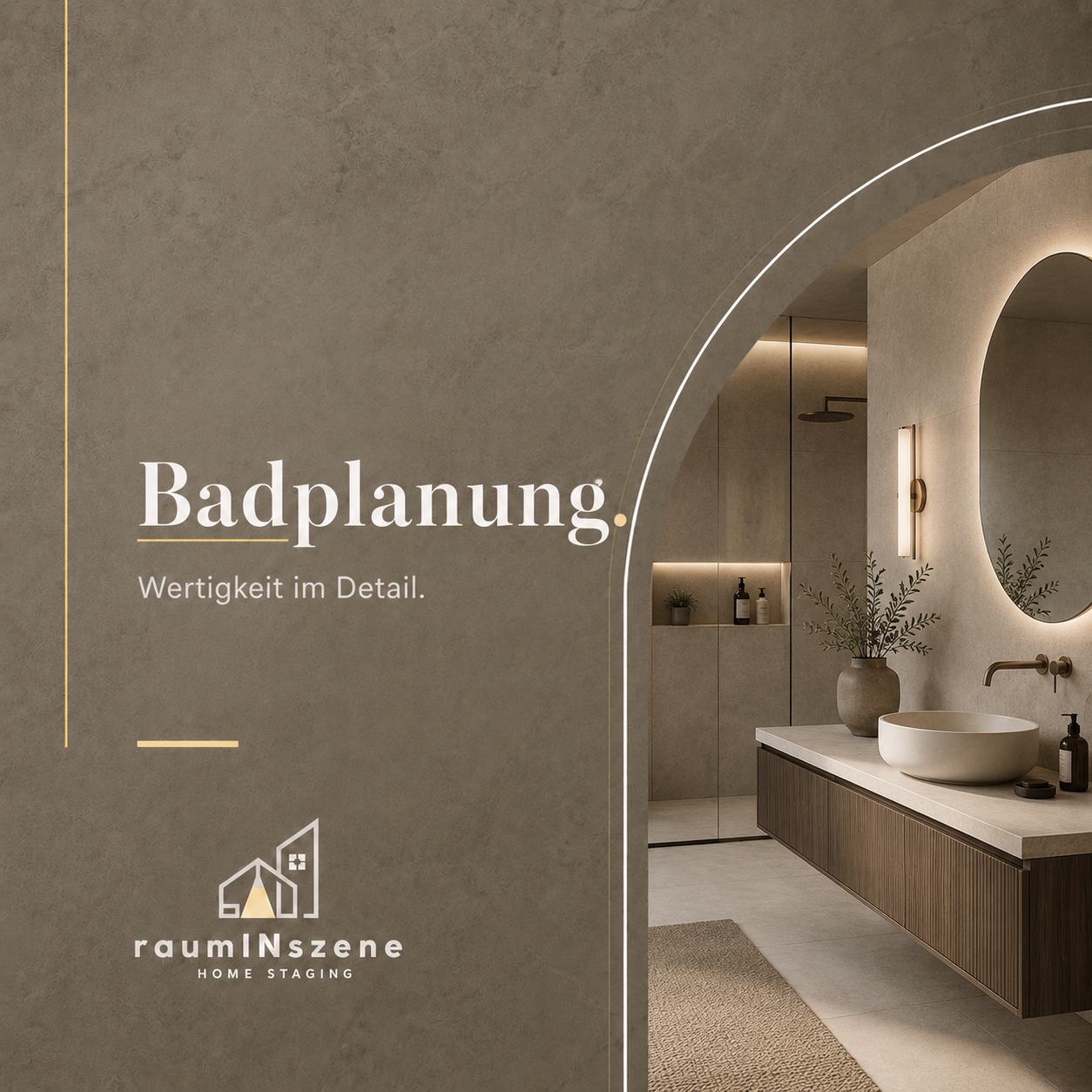 KI-generierte Visualisierung: Badplanung als Gestaltungsidee