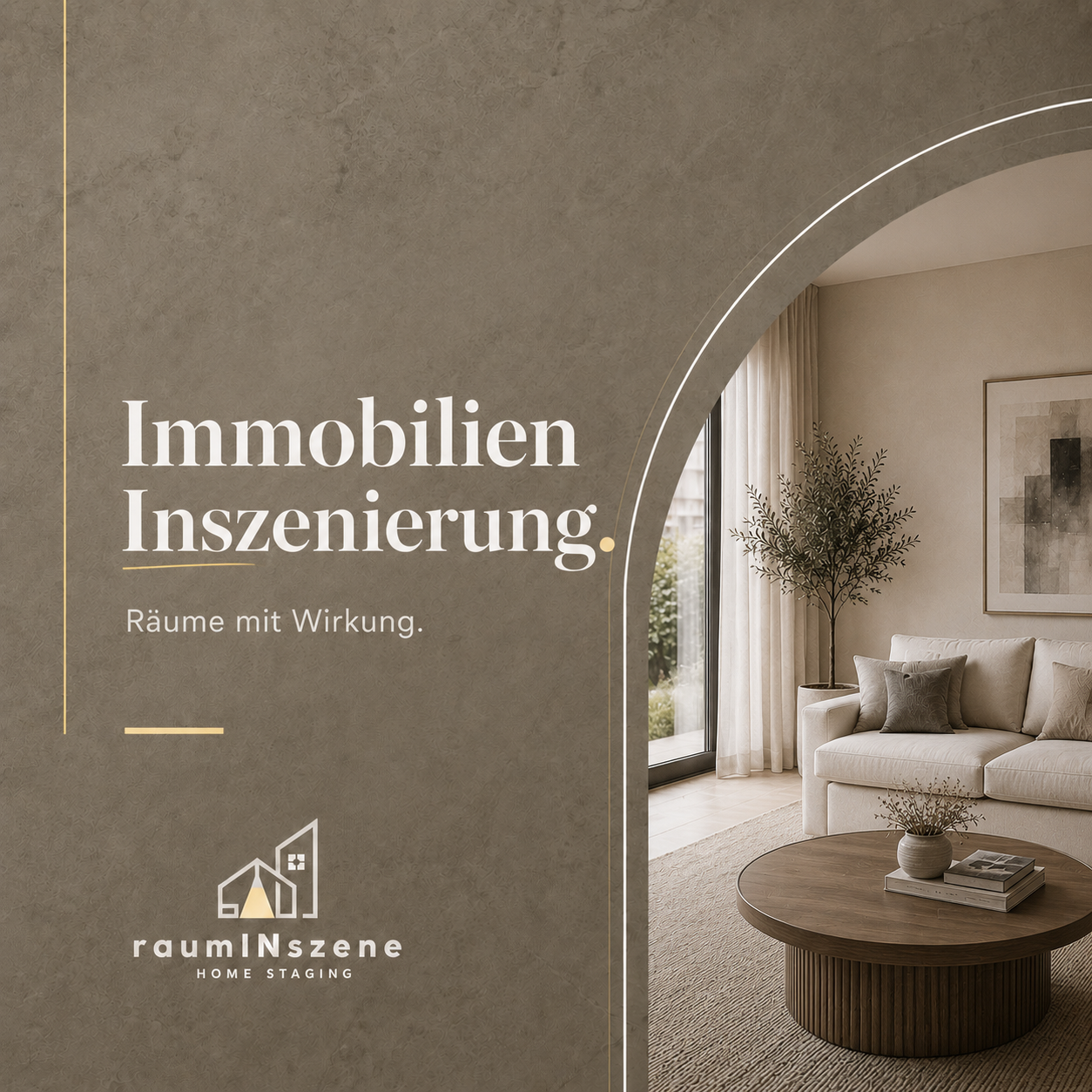KI-generierte Visualisierung: Immobilieninszenierung als beispielhafte Raumwirkung