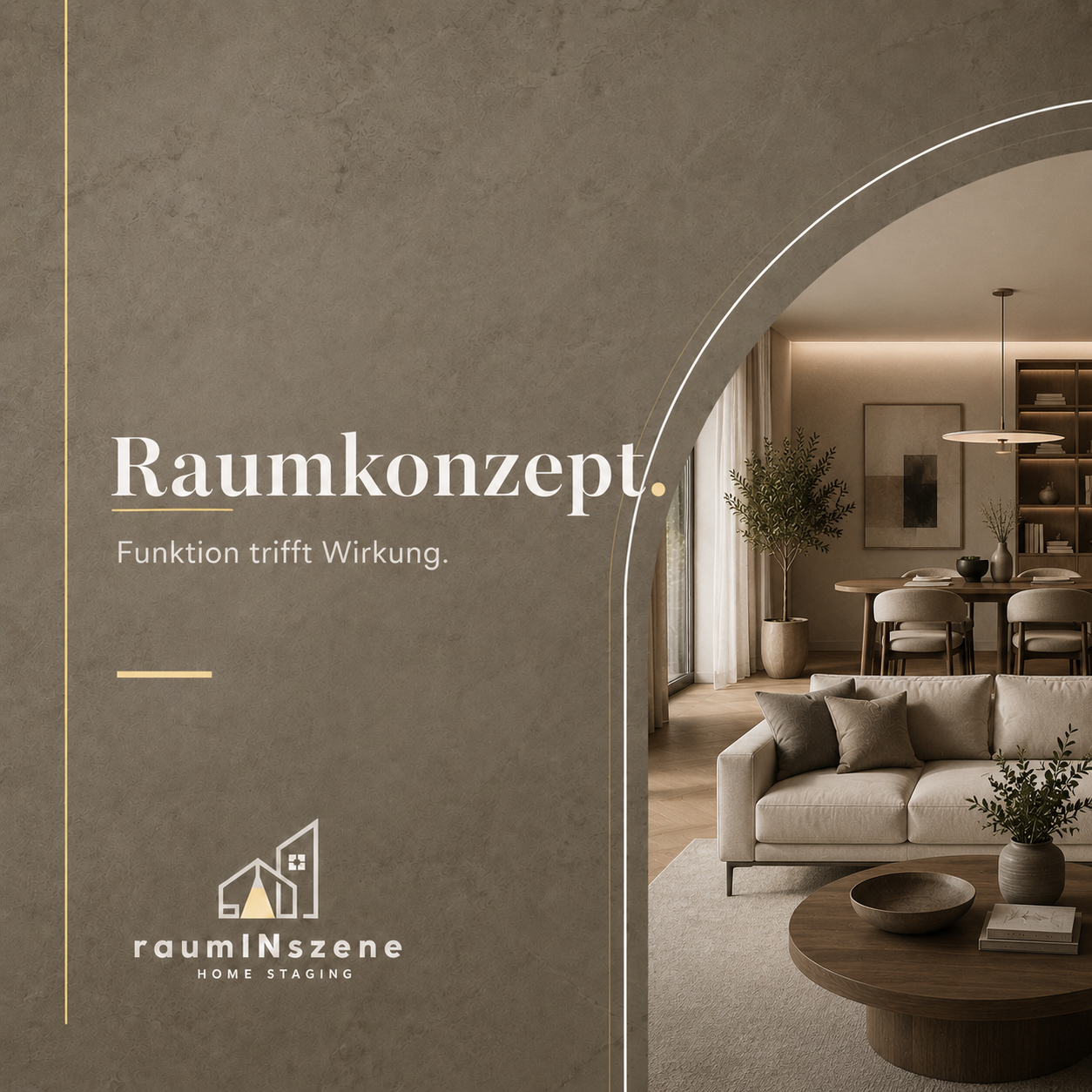 KI-generierte Visualisierung: Raumkonzept als Gestaltungsidee